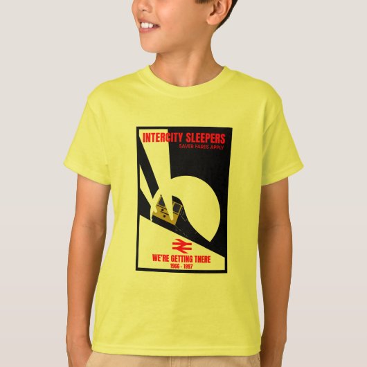 Britischer Eisenbahntrainingsenthusiast T-Shirt (Vorderseite)