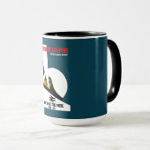 Britischer Eisenbahntrainingsenthusiast Tasse (VorderseiteRechts)