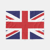 Britischer Flagge Gewerkschafts-Jack Fleecedecke (Vorderseite (Horizontal))