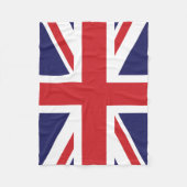Britischer Flagge Gewerkschafts-Jack Fleecedecke (Vorderseite)