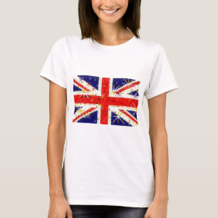 BRITISCHER Flagge Glitz-Glamour T-Shirt