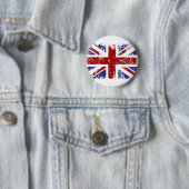 Britischer Flaggen-Gewerkschafts-Jack-PunkGrunge Button (Beispiel)