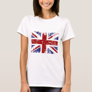 Britischer Flaggen-Gewerkschafts-Jack-PunkGrunge T-Shirt