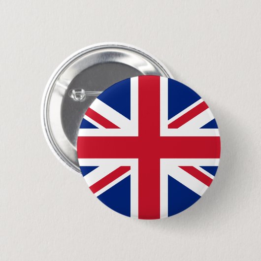 BRITISCHER Flaggen-Knopf Button (Vorne & Hinten)