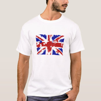Britischer Flaggen-Spritzer T-Shirt