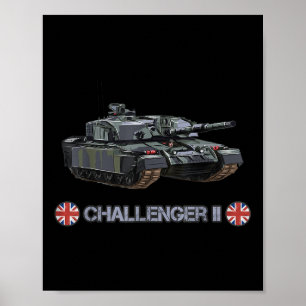 Britischer Fv4034 Challenger 2 schwerer Tank des K Poster
