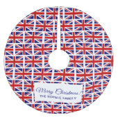 Britischer Gewerkschafts-Jackflagge Polyester Weihnachtsbaumdecke (Vorderseite)