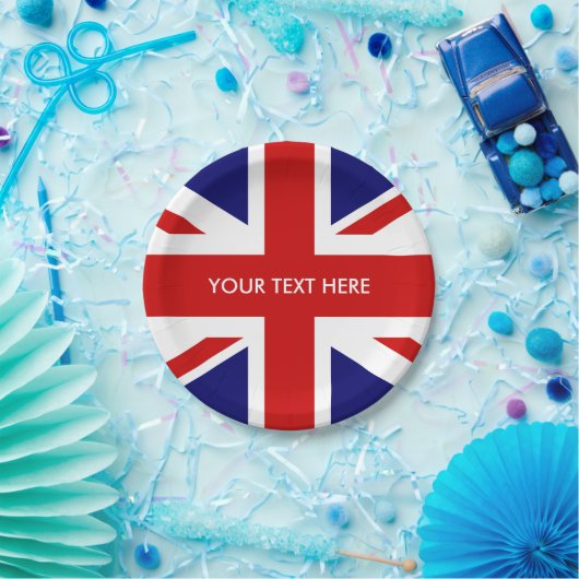 Britischer Gewerkschafts-Jackpapier-Party-Teller Pappteller (Party)