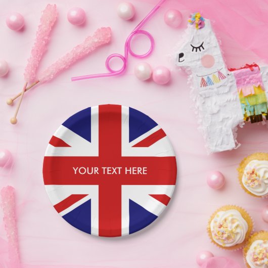 Britischer Gewerkschafts-Jackpapier-Party-Teller Pappteller (Party)