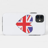 Britischer Herz iphone Fall Case-Mate iPhone Hülle (Rückseite (Horizontal))