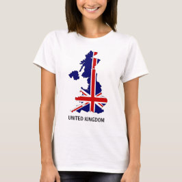 Britischer Karten-T - Shirt