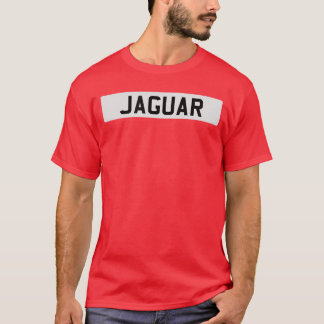 Britischer Klassiker Sportwagen Jaguar Weiß Zulass T-Shirt