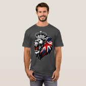 Britischer Löwenstolz  T-Shirt (Vorne ganz)