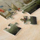 Britischer Mann-von-Krieg und ein Sloop, c.1720-30 Puzzle (Seite)