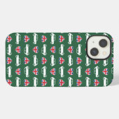 Britischer Mini Cooper Herzen - Grün iPhone Hülle (Rückseite (Horizontal))
