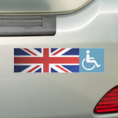 BRITISCHER mit Behinderung Veteran Autoaufkleber (Auf Auto)