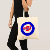 Britischer Mod-Rollerentwurf Tragetasche (Vorderseite (Produkt))