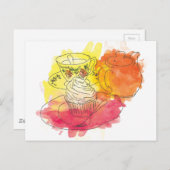 Britischer Nachmittagstee Postkarte (Vorne/Hinten)