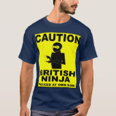 Britischer Ninja T - Shirt (Vorderseite)