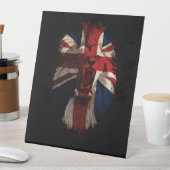Britischer patriotischer Löwe Sockelschild (In Situ)