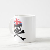 Britischer Pirat Kaffeetasse (Vorderseite Links)