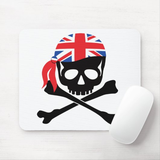 Britischer Pirat Mousepad (Mit Mouse)
