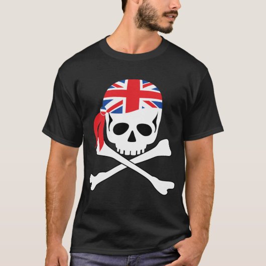 Britischer Pirat T-Shirt (Vorderseite)