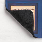 Britischer Polizeirufkasten Mousepad (Ecke)