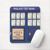 Britischer Polizeirufkasten Mousepad (Mit Mouse)