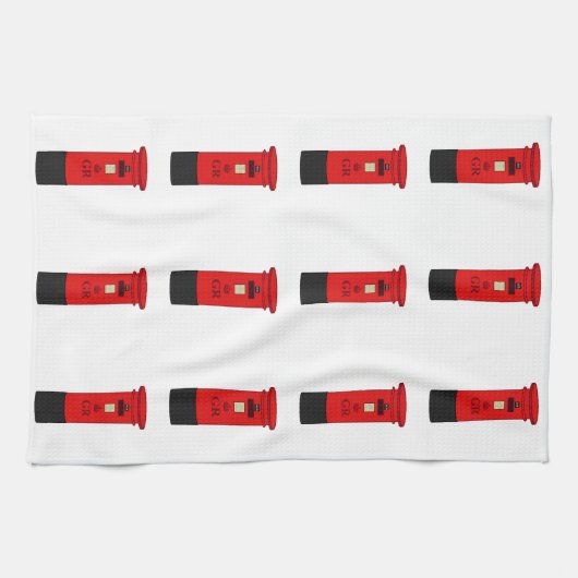 Britischer Posten-Kasten Geschirrtuch (Horizontal)