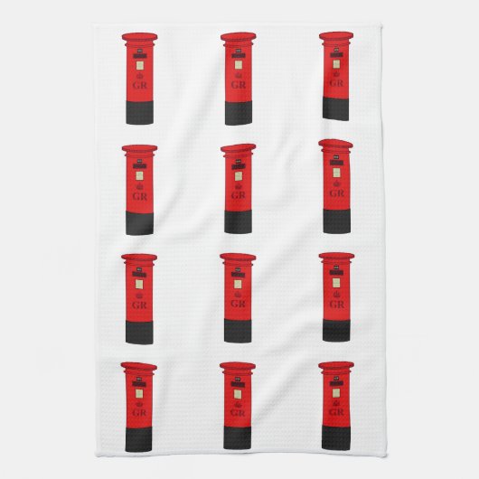 Britischer Posten-Kasten Geschirrtuch (Vertikal)