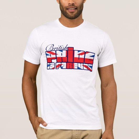 Britischer Pride ist für immer Jack-T - Shirt der (Vorderseite)