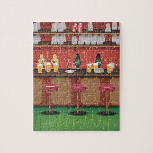 Britischer Pub Bar Puzzle (Vertikal)