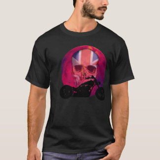 Britischer Radfahrer-Schädel T-Shirt