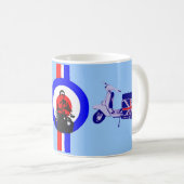 BRITISCHER Roller Kaffeetasse (VorderseiteRechts)