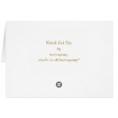 BRITISCHER ROTER BUS KARTEN (Rückseite Horizontal)
