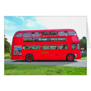 BRITISCHER ROTER BUS KARTEN