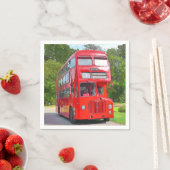 BRITISCHER ROTER BUS SERVIETTE (Beispiel)