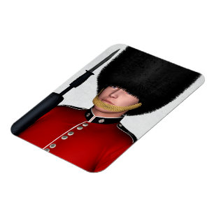 Britischer Royal Guard Soldat London Kunst Magnet