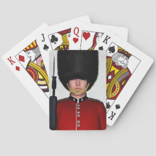 Britischer Royal Guard Soldat London Kunst Spielkarten