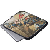 Britischer Seemann-Boarding ein Mann des Krieges, Laptopschutzhülle (Vorne Knopf)