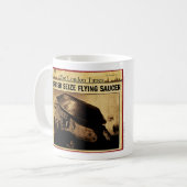 Britischer Seize Flying Saucer Kaffeetasse (Vorderseite Links)