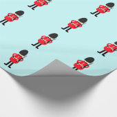 Britischer Soldat Geschenkpapier (Ecke)