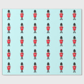 Britischer Soldat Geschenkpapier (Flach)