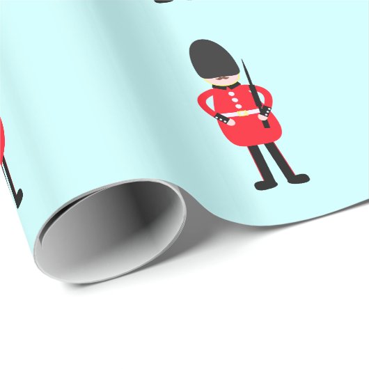 Britischer Soldat Geschenkpapier (Rolleneckpunkt)