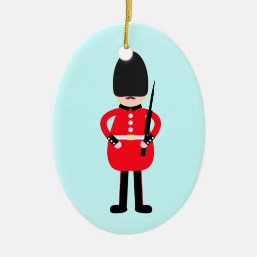 Britischer Soldat Keramikornament (Vorne)