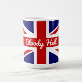 Britischer Spaß Funny Zitat UK Flag Kaffeetasse (Mittel)