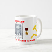 Britischer Spion Kim Philby, Held der Sowjetunions Kaffeetasse (VorderseiteRechts)