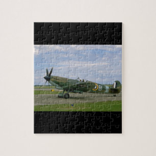 Britischer Spitfire, Tarnung, Taxiing_WWII Puzzle