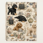 Britischer Teeraum Cockapoo Planer (Vorderseite)